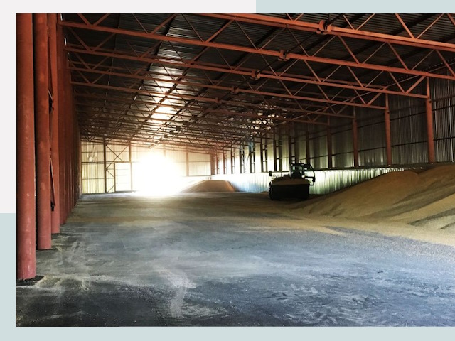 Строительство зернохранилищ в Протвино