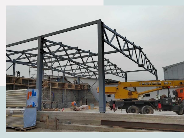 Строительство цехов в Протвино