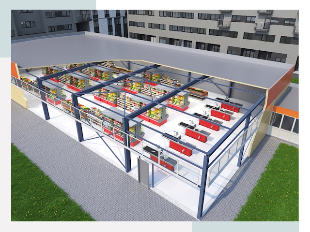 Строительство магазинов в Протвино от 611 руб. за м²