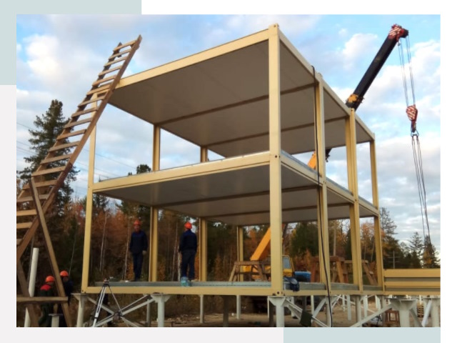 Строительство модульных здания Протвино