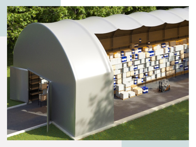 Тентовые ангары в Протвино