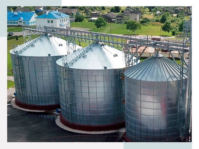 Металлические силосы в Протвино