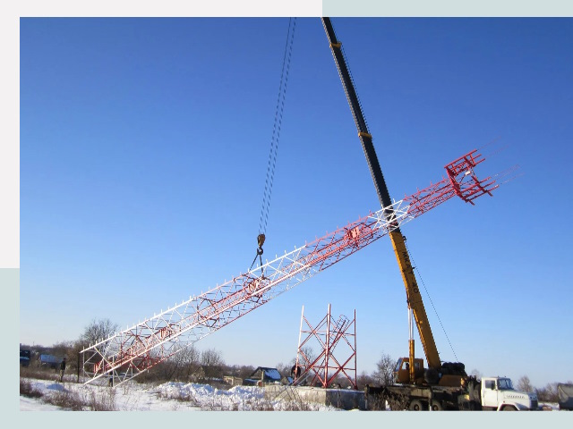 Строительство башен связи в Протвино от 611 руб.