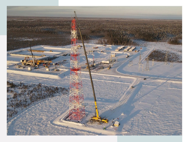 Мачты связи в Протвино