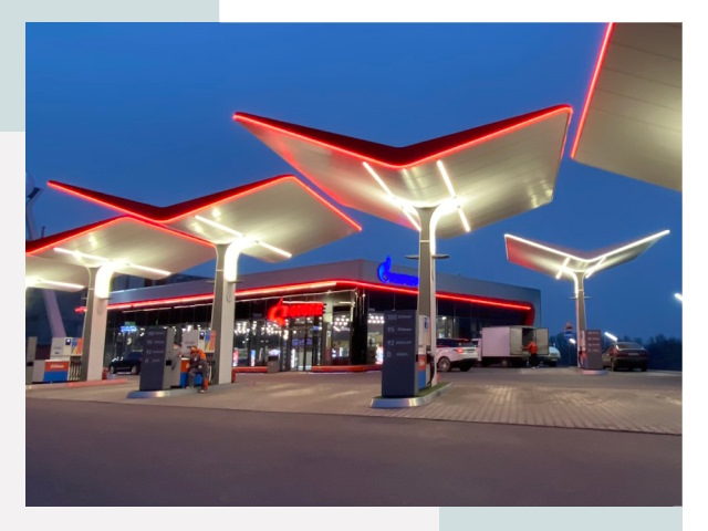 Навесы для АЗС в Протвино