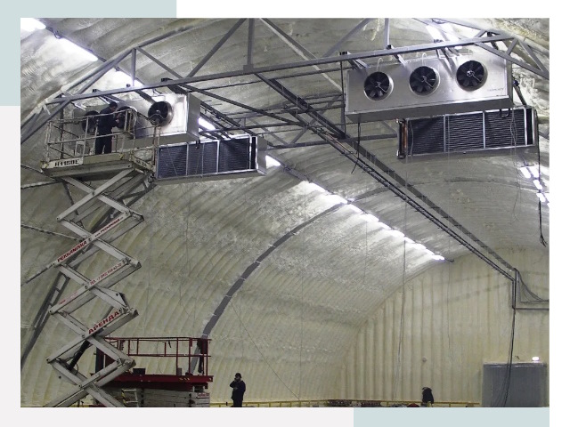 Оснащение ангаров в Протвино