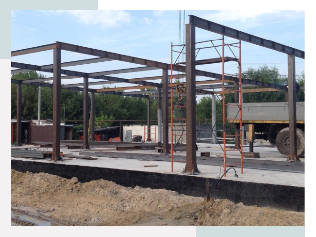 Фундамент для ангаров в Протвино