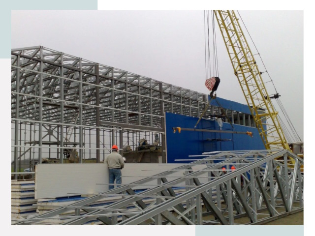 Монтаж ангаров в Протвино