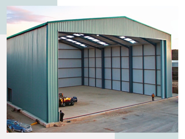 Строительство ангаров в Протвино