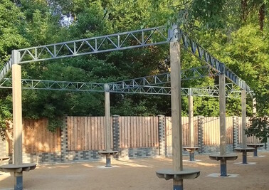 Терраса из металлоконструкций под ключ, проектирование, изготовление и монтаж от СтальСтрой-Прн